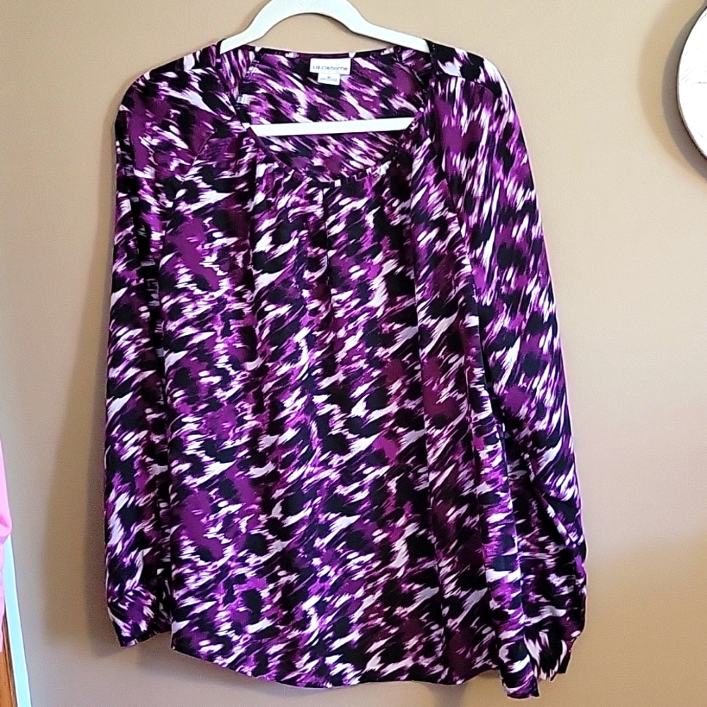 3/$20 Ladies XL Liz Claiborne tunic top